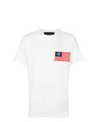 T-shirt girocollo stampata bianca di Mr & Mrs Italy