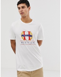 T-shirt girocollo stampata bianca di New Look