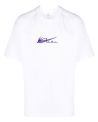 T-shirt girocollo stampata bianca di Nike