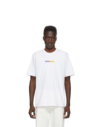 T-shirt girocollo stampata bianca di Noah NYC