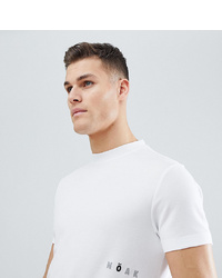 T-shirt girocollo stampata bianca di Noak
