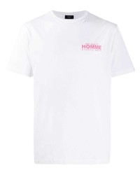 T-shirt girocollo stampata bianca di Not Guilty Homme