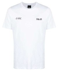 T-shirt girocollo stampata bianca di Omc