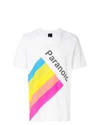 T-shirt girocollo stampata bianca di Omc