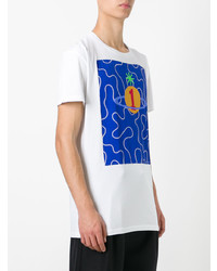 T-shirt girocollo stampata bianca di Vivienne Westwood MAN