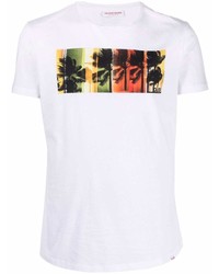 T-shirt girocollo stampata bianca di Orlebar Brown