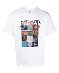T-shirt girocollo stampata bianca di PACCBET