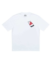 T-shirt girocollo stampata bianca di Palace