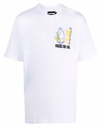 T-shirt girocollo stampata bianca di PAS DE ME