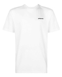 T-shirt girocollo stampata bianca di Patagonia