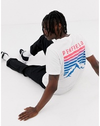 T-shirt girocollo stampata bianca di Penfield