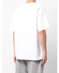 T-shirt girocollo stampata bianca di SASQUATCHfabrix.