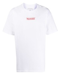 T-shirt girocollo stampata bianca di Pleasures