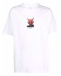 T-shirt girocollo stampata bianca di Pleasures