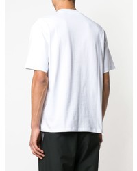 T-shirt girocollo stampata bianca di M1992
