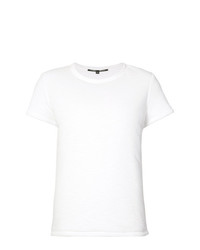 T-shirt girocollo stampata bianca di Proenza Schouler