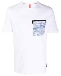 T-shirt girocollo stampata bianca di Raeburn