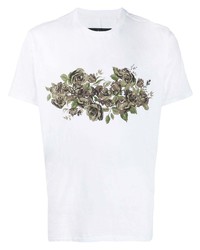 T-shirt girocollo stampata bianca di rag & bone