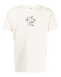 T-shirt girocollo stampata bianca di Ralph Lauren RRL