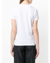 T-shirt girocollo stampata bianca di P.A.R.O.S.H.