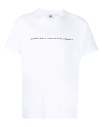 T-shirt girocollo stampata bianca di Random Identities