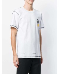 T-shirt girocollo stampata bianca di United Standard