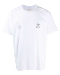 T-shirt girocollo stampata bianca di Reception