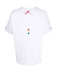 T-shirt girocollo stampata bianca di Mostly Heard Rarely Seen 8-Bit