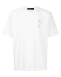 T-shirt girocollo stampata bianca di Roar
