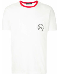 T-shirt girocollo stampata bianca di Roar