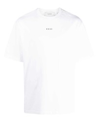 T-shirt girocollo stampata bianca di Róhe