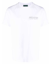 T-shirt girocollo stampata bianca di Societe Anonyme