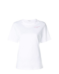 T-shirt girocollo stampata bianca di Sonia Rykiel