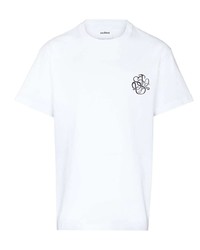 T-shirt girocollo stampata bianca di Soulland