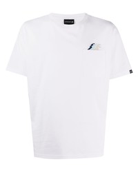 T-shirt girocollo stampata bianca di SPORT b. by agnès b.