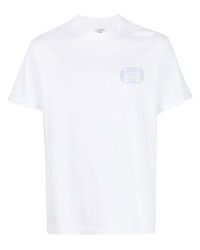 T-shirt girocollo stampata bianca di Sporty & Rich