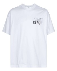 T-shirt girocollo stampata bianca di Stampd