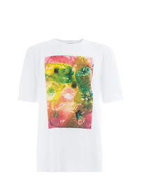 T-shirt girocollo stampata bianca di Stella McCartney