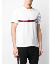 T-shirt girocollo stampata bianca di Les Hommes Urban