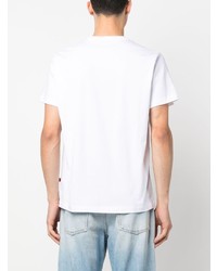T-shirt girocollo stampata bianca di Walter Van Beirendonck