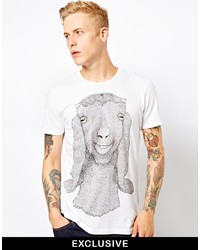 T-shirt girocollo stampata bianca di Supreme Being