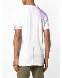T-shirt girocollo stampata bianca di Damir Doma