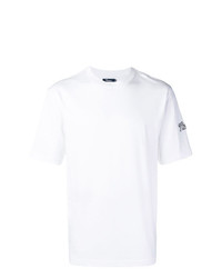 T-shirt girocollo stampata bianca di Thames