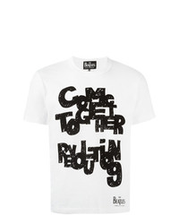 T-shirt girocollo stampata bianca di The Beatles X Comme Des Garçons