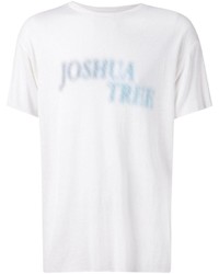 T-shirt girocollo stampata bianca di The Elder Statesman