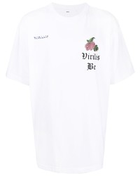 T-shirt girocollo stampata bianca di Toga