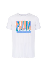 T-shirt girocollo stampata bianca di Track & Field