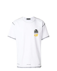 T-shirt girocollo stampata bianca di United Standard