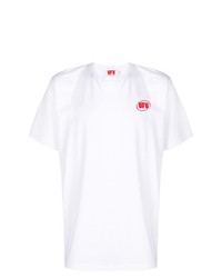 T-shirt girocollo stampata bianca di Used Future