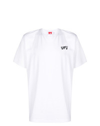 T-shirt girocollo stampata bianca di Used Future